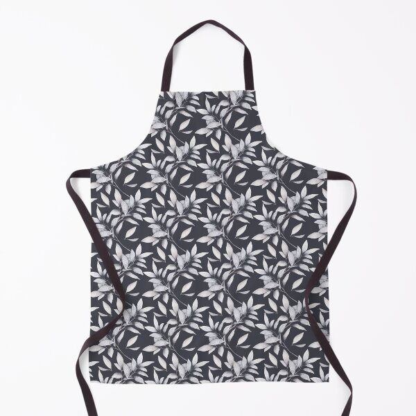 Item preview, Gray and White Leaves Pattern  designed and sold by ElishaKayne.
