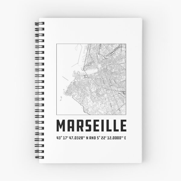 Item preview, Marseille City Map designed and sold by quarantineshop.