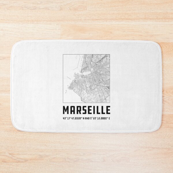 Item preview, Marseille City Map designed and sold by quarantineshop.