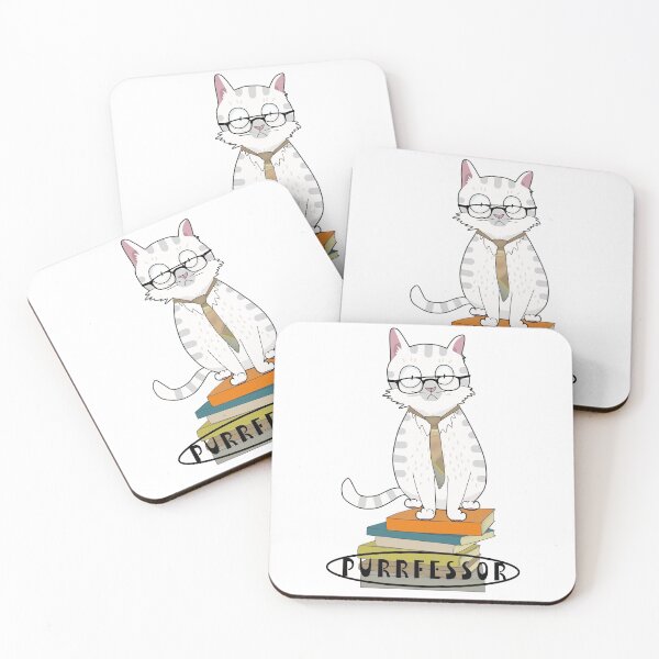 Item preview, Purrfessor Cat - Hipster Animal designed and sold by ViewerEqualsPhoton.