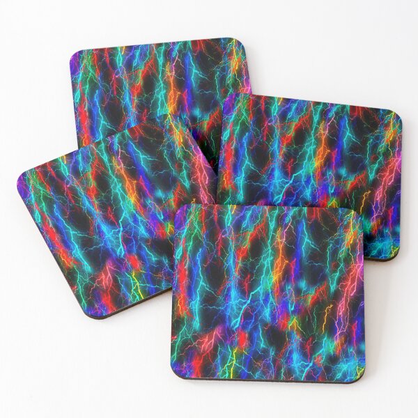 Item preview,  Space Rain Abstraction with Lightning designed and sold by Galina Kostyaeva.