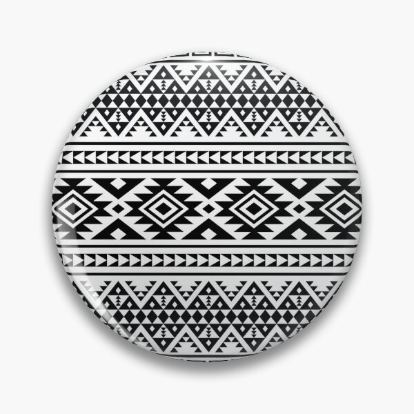 Item preview, Black and White Geometric Tribal Pattern  designed and sold by ElishaKayne.