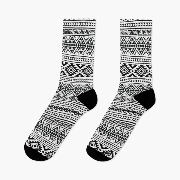 Item preview, Black and White Geometric Tribal Pattern  designed and sold by ElishaKayne.