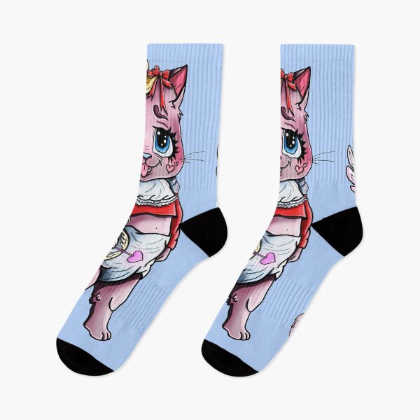 Item preview, Cartoon character, funny kitten Cupid with big eyes. designed and sold by LaraCoolart.