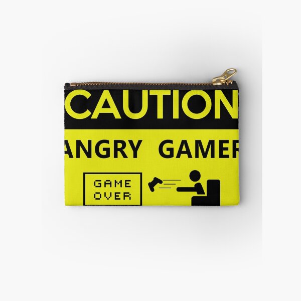 Item preview, Game Over Caution Angry Gamer designed and sold by OpenLight.