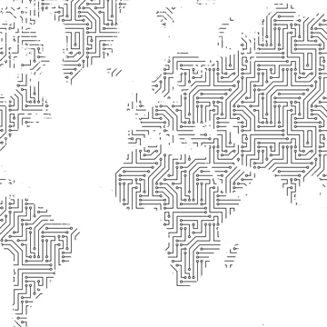 Artwork thumbnail, PCB Routing Earth by bbalint