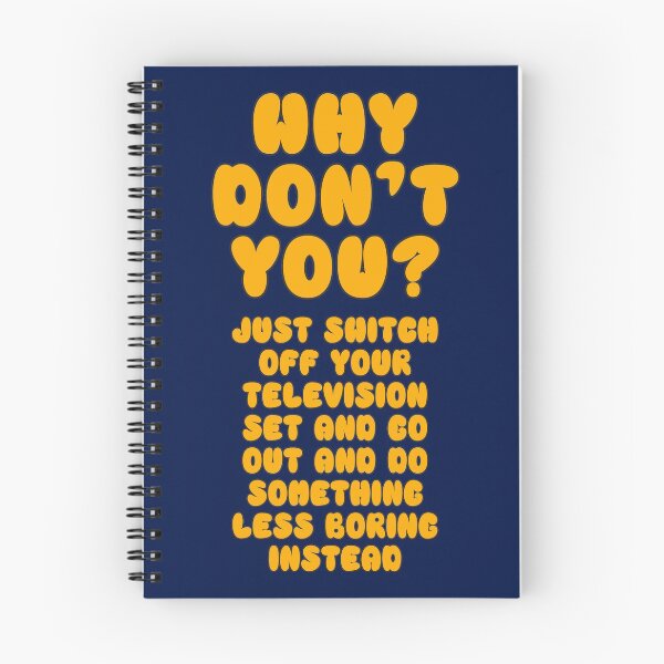 Item preview, Why Don't You, Just Switch Off Your Television Set... designed and sold by ANORAKATTIC.