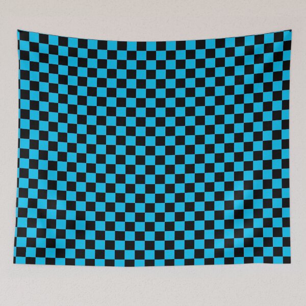 Item preview, Blue and Black Checker Pattern designed and sold by Bumblefuzzies.