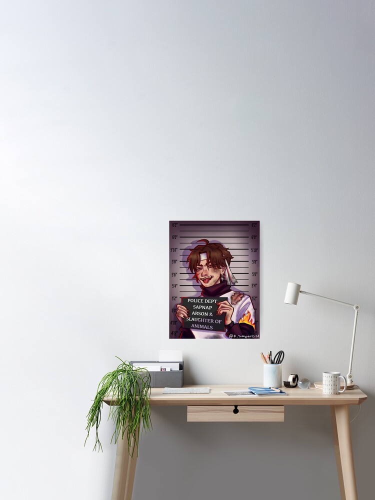 Sapnap Mugshot Poster for Sale by ksimpartist