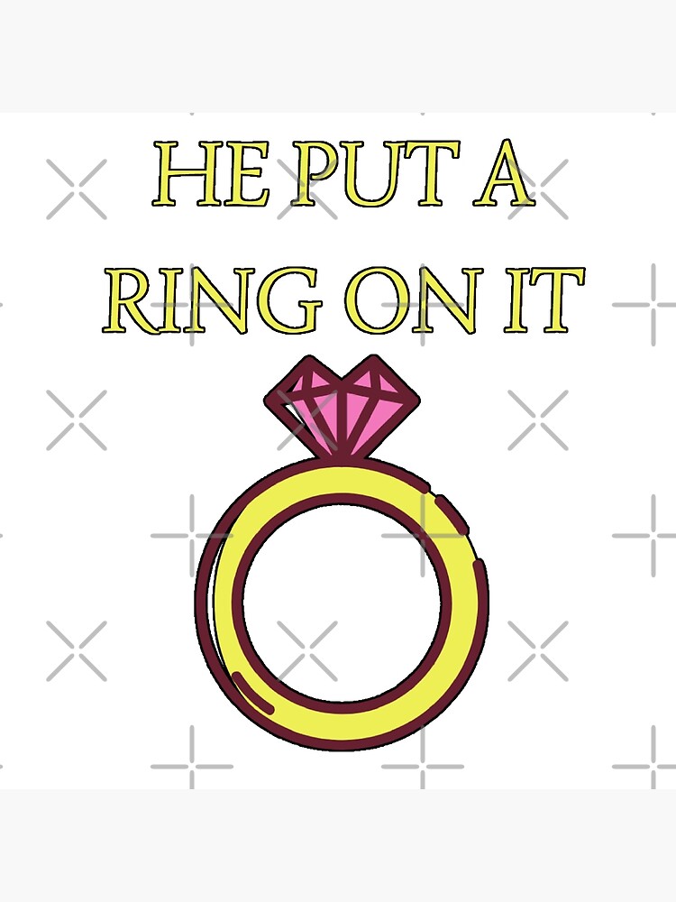 She Put A Ring On It by Grey Street Paper | Postable