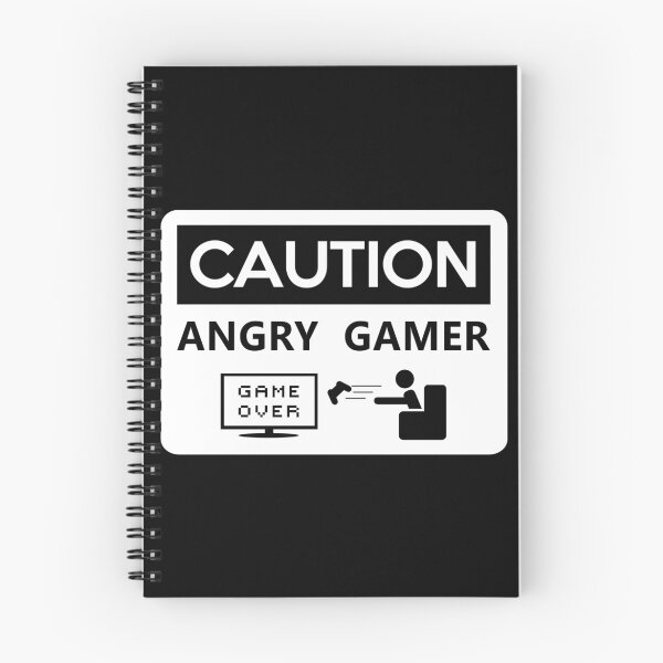 Item preview, Game Over Caution Angry Gamer designed and sold by OpenLight.