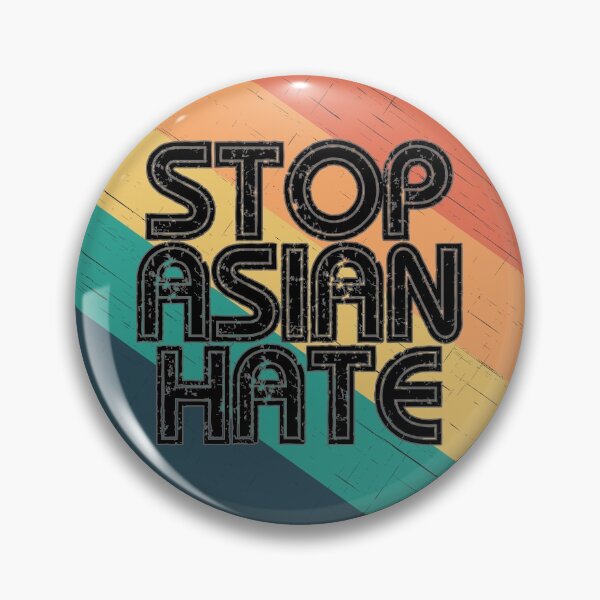 Item preview, Stop Asian Hate | Stop Asian Hate Crimes | Retro Vintage Distressed Sunset designed and sold by Rabbitti.