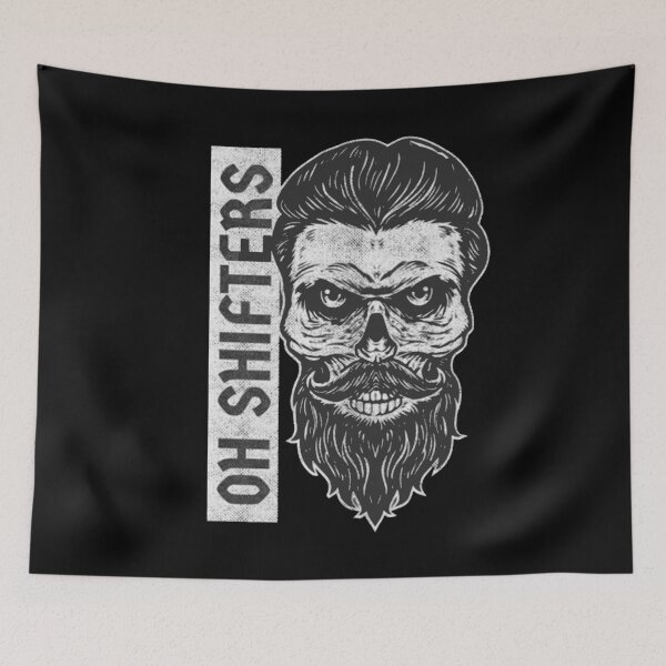 Item preview, OH SHIFTERS BIKE RIDERS COOL SKULL designed and sold by Ssilky.