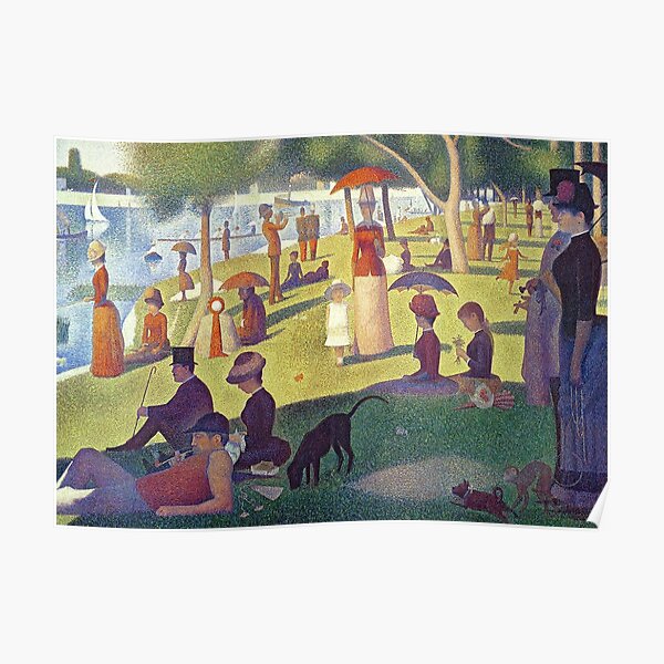 A Sunday Afternoon on the Island of La Grande Jatte Poster
