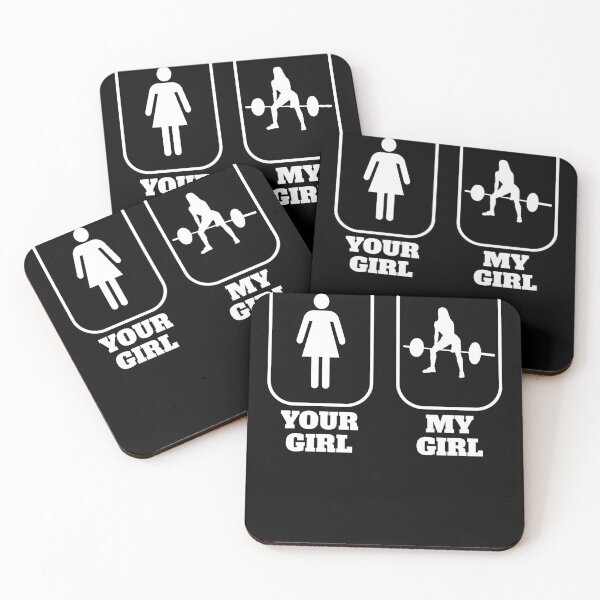 Item preview, Sumo Deadlift Powerlifting Weightlifting Girlfriend designed and sold by Salvadax.
