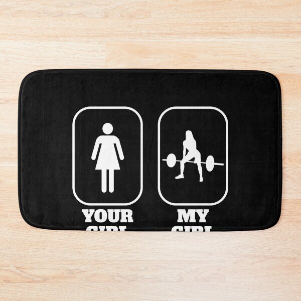 Item preview, Sumo Deadlift Powerlifting Weightlifting Girlfriend designed and sold by Salvadax.