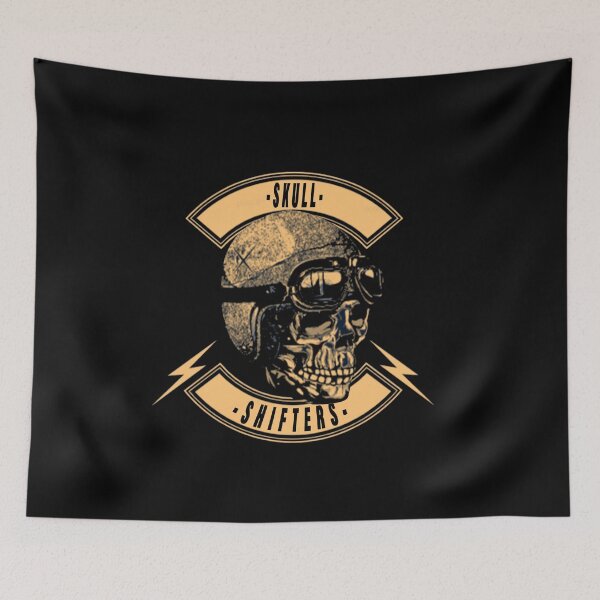 Item preview, OH SHIFTERS BIKE RIDERS COOL SKULL designed and sold by Ssilky.