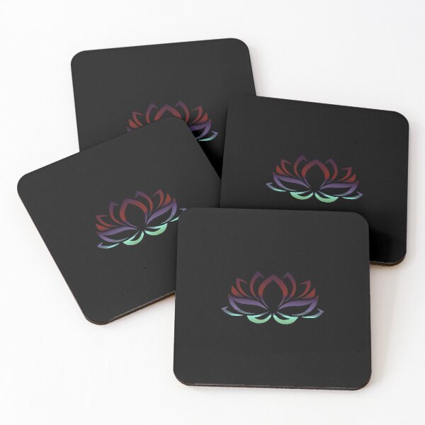 Item preview, Gentle "Pocket" Lotus Flower In Green, Purple, and Red Hues designed and sold by RosieSunflower.