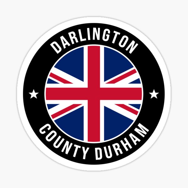 Item preview, Darlington County Durham United Kingdom Flag designed and sold by ClassyCo.