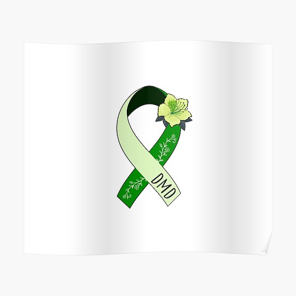 Duchenne Muscular Dystrophy Awareness Duchenne Muscular Dystrophy Ribbon Poster For Sale By 3870