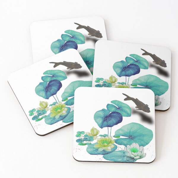 Item preview, Fish and Victoria Amazonica designed and sold by SherriMans.