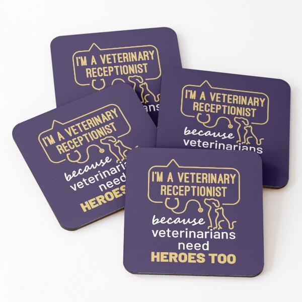 Item preview, I'm a Veterinary Receptionist Because Veterinarians Need Heroes Too designed and sold by jaygo.