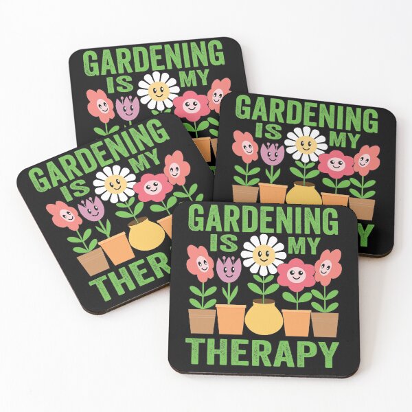 Item preview, Gardening Is My Therapy , Funny Flowers for Plant Lovers designed and sold by SaliDesigner.
