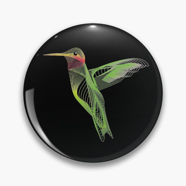 Item preview, Hummingbird - Wire Art Hummingbird Graphic and sticker pack designed and sold by WilsonCreekArts.