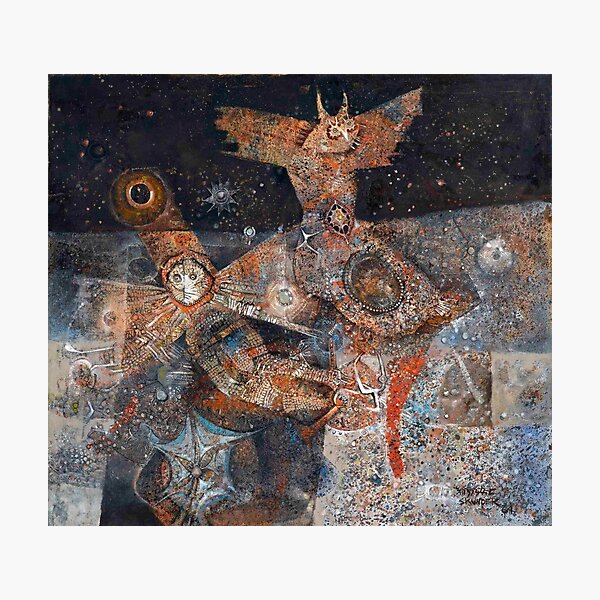 Night Flight of Dread and Delight , by Skunder Boghossian Photographic Print