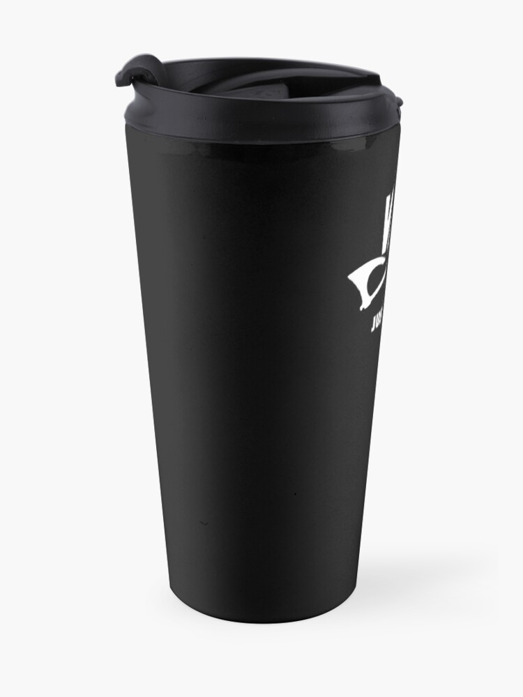 Alternate view of Vike, Just Raid It! Travel Mug