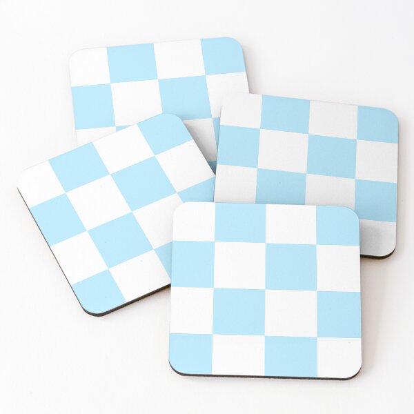 Item preview, Pastel Blue and White Checker Pattern designed and sold by Bumblefuzzies.