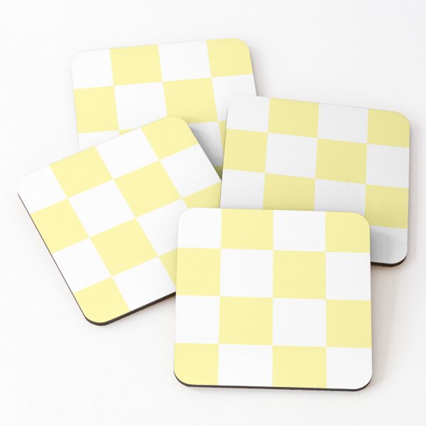 Item preview, Pastel Yellow and White Checker Pattern designed and sold by Bumblefuzzies.