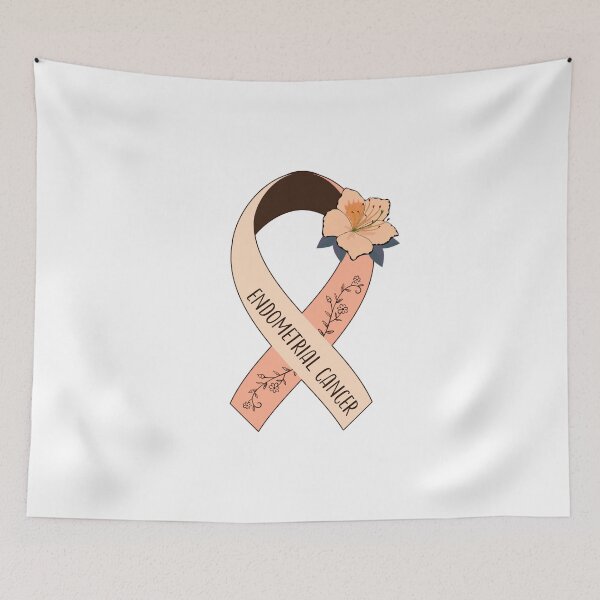 Item preview, Endometrial Cancer Awareness, Endometrial Cancer Ribbon designed and sold by AnsDesigns.