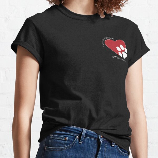 Animal Friends of Westmoreland Logo (White) Classic T-Shirt