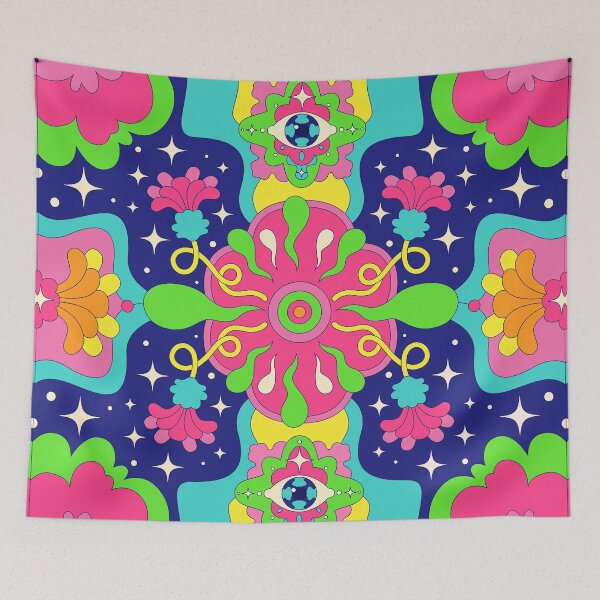 Item preview, Dazzling Psychedelic Hippie Art 03 designed and sold by machmigo.