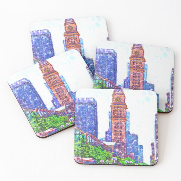 Item preview, D&F Tower In Pointillism On The Mall designed and sold by KirtTisdale.