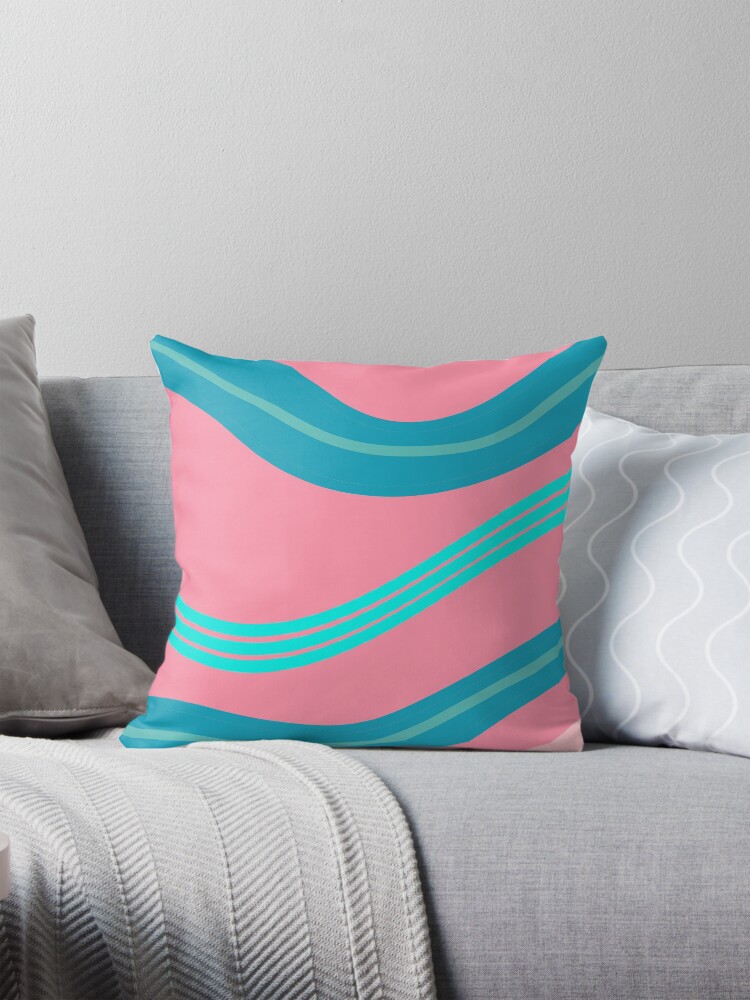 Thumbnail 1 of 4, Pillow, Abstract colorful pattern designed and sold by Fatamimosh.