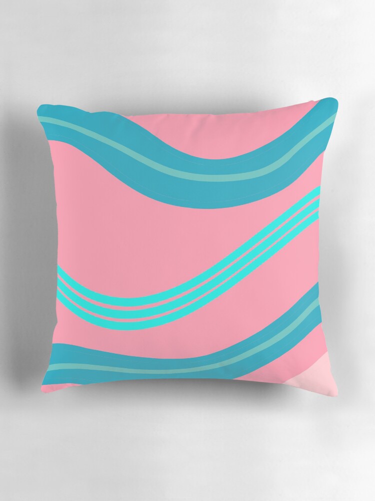 Thumbnail 3 of 4, Pillow, Abstract colorful pattern designed and sold by Fatamimosh.
