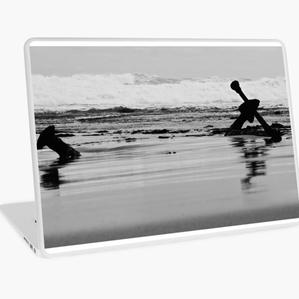 The Anchor of the Marie Gabrielle B&W Laptop Skin