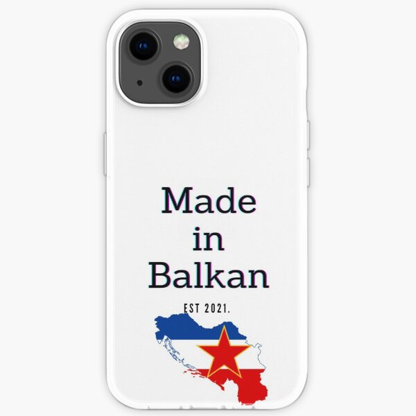Made in Balkan T shirt iPhone Flexible Hülle