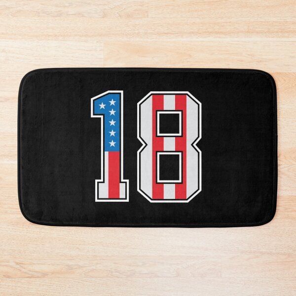 Item preview, 18 American Classy Numbers eighteen United States Flag designed and sold by Urosek.