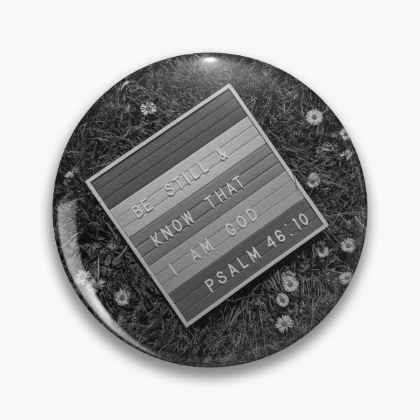 Item preview, Be Still Letterboard With Spring Background (black and white edit) designed and sold by Grace Feucht.