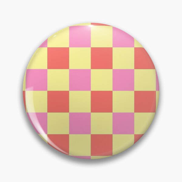 Item preview, Pink, Yellow and Coral Checker Pattern designed and sold by Bumblefuzzies.