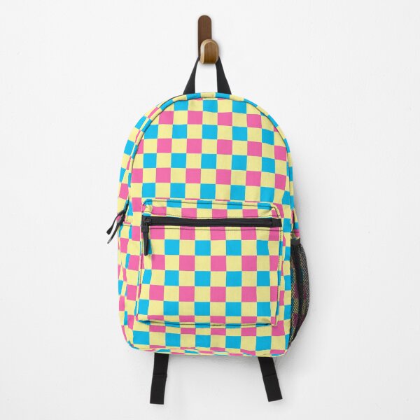 Item preview, Pink, Yellow and Blue Checker Pattern designed and sold by Bumblefuzzies.