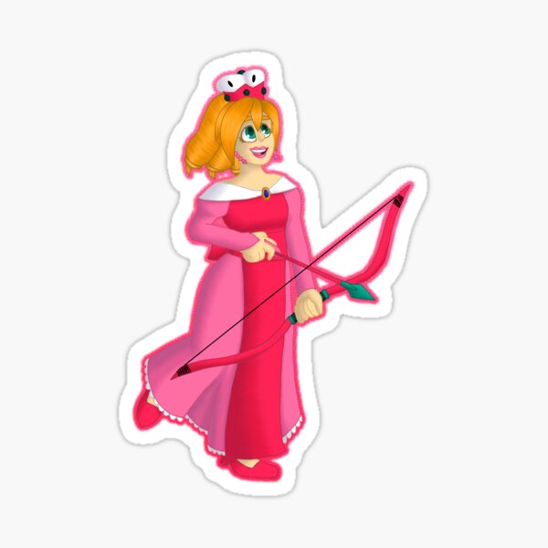 Princess Carmine Rosewood Sticker