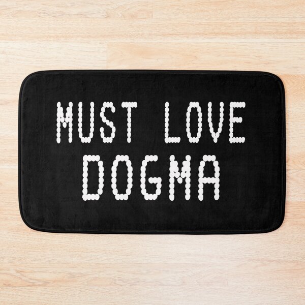 Item preview, Must Love Dogma.  White Print. Sarcastic Humor designed and sold by luvmhykdesigns.