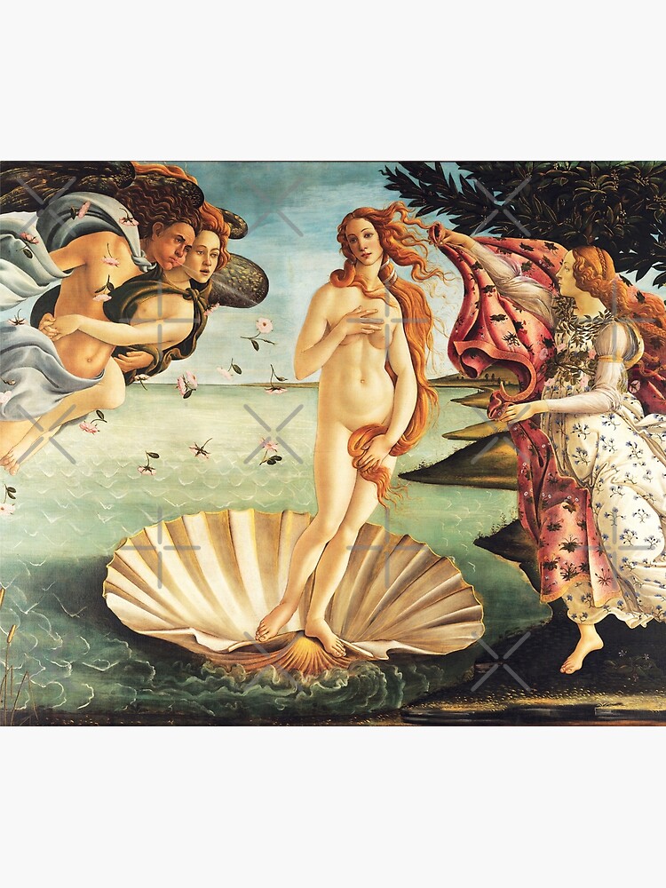 Disover The Birth Of Venus (1485-1486) - Classic Art - Sandro Botticelli Shower Curtain