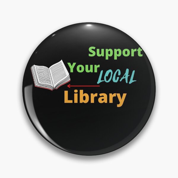 Item preview, Support your local library designed and sold by DZYONA.