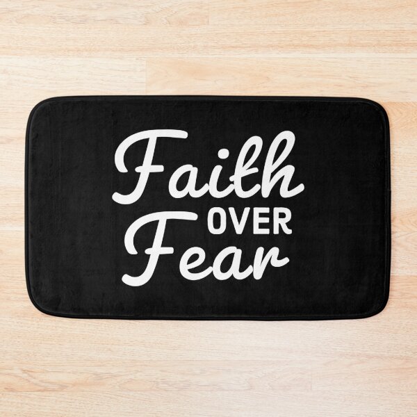 Item preview, Faith Over Fear - Christian Quotes - White designed and sold by AnyKitty.