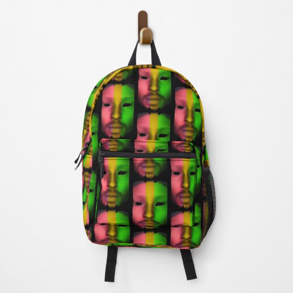 Item preview, Red gold and green face designed and sold by Johnathan Barned.